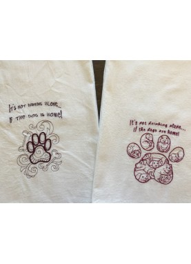 Puppy Paws Kitchen Towels - Set of 2